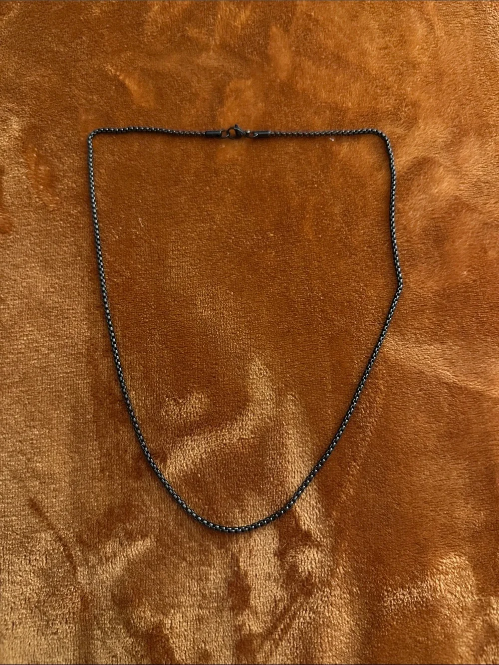 Black Twisted Chain Necklace